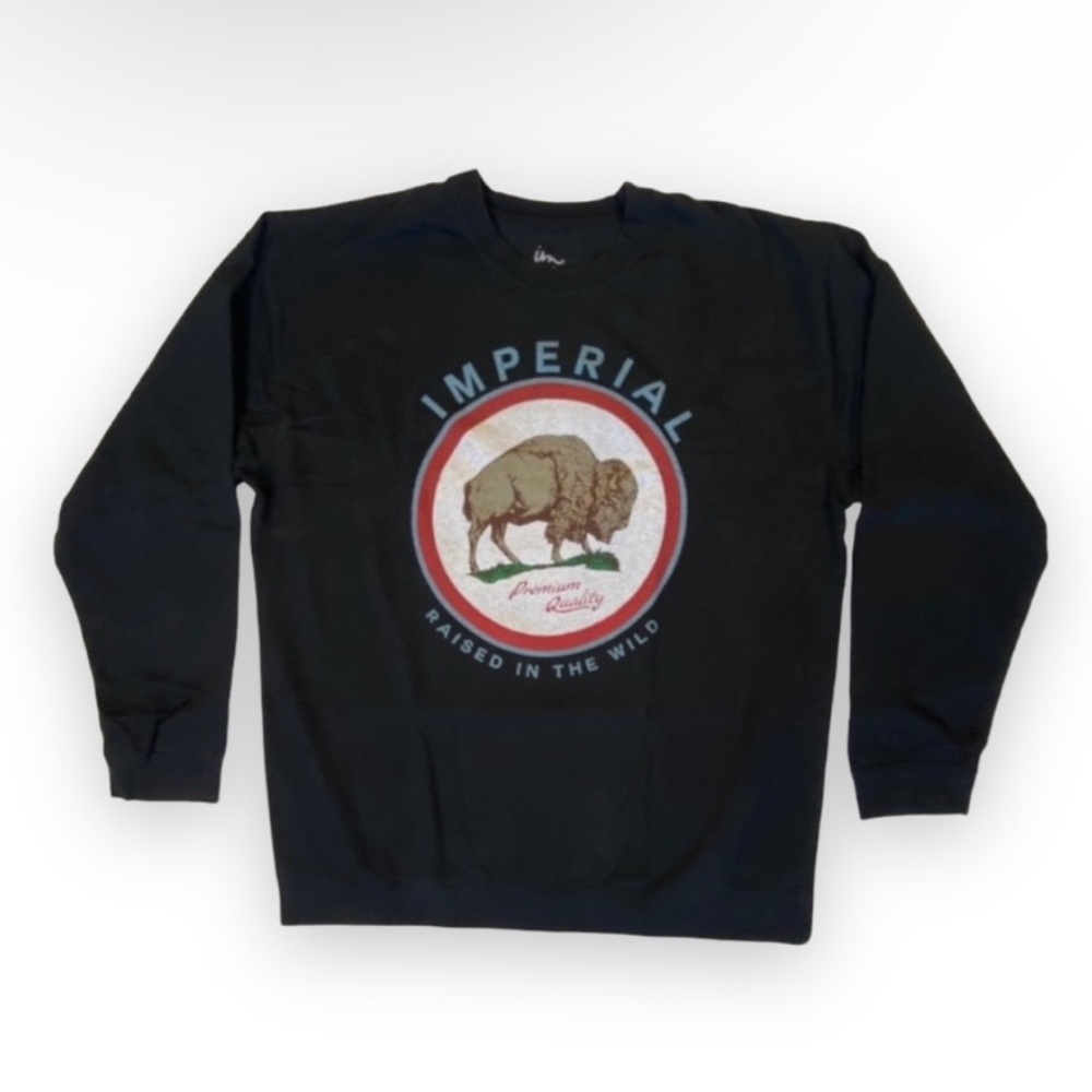 Imperial Motion MFG Pullover Long Sleeve Crewneck Sweater Sweatshirt Oversized